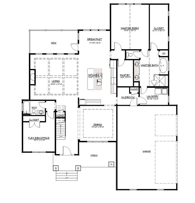 Amelia Floor Plan Custom Home Builder Charlotte Huntersville